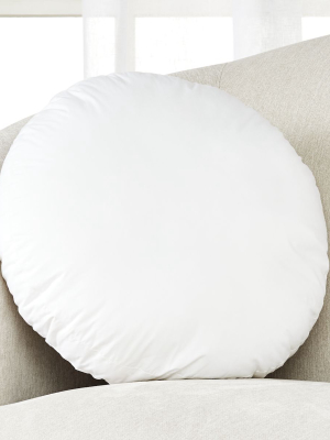 Feather-down Round Pillow Insert 18"
