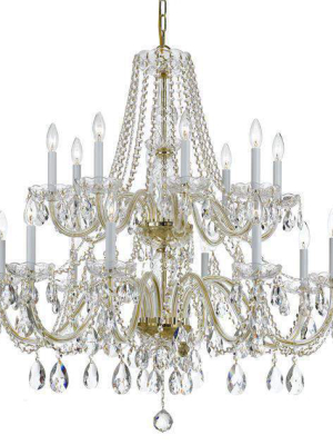 Traditional Crystal 16 Light Chandelier