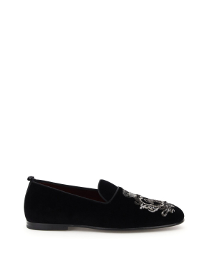 Dolce & Gabbana Embroidered Loafers