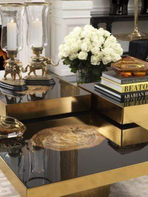 Eichholtz Villièrs Side Table - Gold & Black