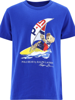 Ralph Lauren Kids Logo Graphic Print T-shirt