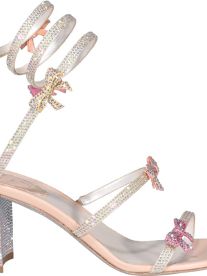 René Caovilla Cleo Embellished Strappy Sandals