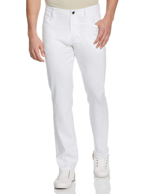 Linen-blend Stretch 5 Pocket Pants