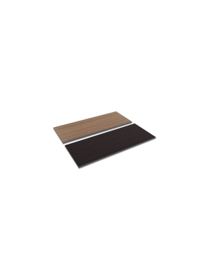 Alera Reversible Laminate Table Top, Rectangular, 59 1/2w X 23 5/8d, Espresso/walnut Tt6024ew