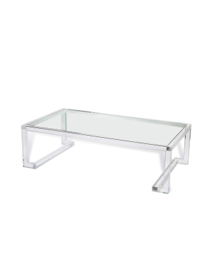 Interlude Home Ava Rectangular Cocktail In Large