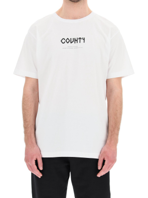 Marcelo Burlon County Of Milan Logo Print T-shirt