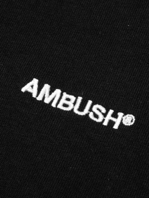 Ambush Monogram Rib L/s T-shirt - Black/off White