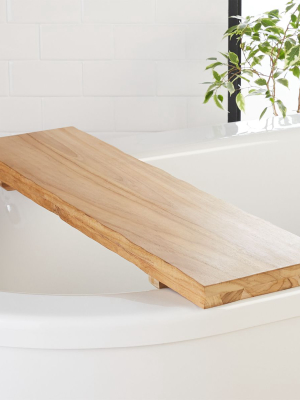 Live Edge Wood Bath Caddy