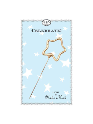 Sparkler Card Celebrate Star