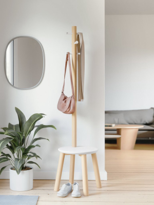 Pillar Stool / Coat Rack