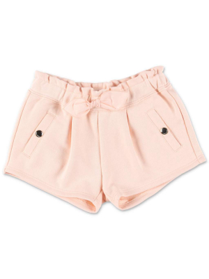 Chloé Kids Bow Detail Shorts