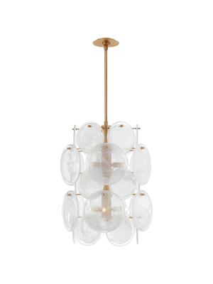 Loire Medium Barrel Chandelier In Various Colors