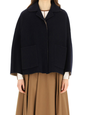 Weekend Max Mara Reversible Lapel Collar Coat