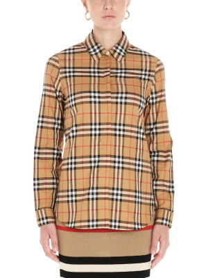 Burberry Check Print Shirt