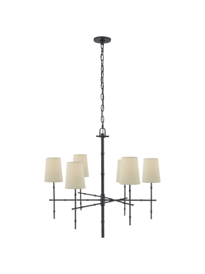 Grenol Medium Modern Bamboo Chandelier In Various Colors