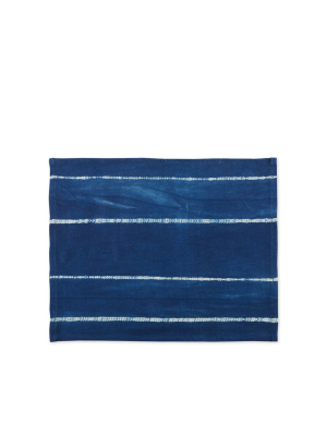 Indigo Cotton Tie Dyed Placemat