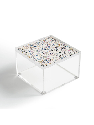 Ninola Design Mineral Terrazzo Acrylic Box - Deny Designs