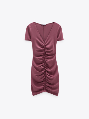 Draped Dress Trf