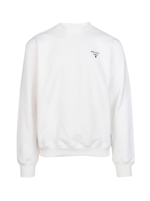 Prada Logo Crewneck Sweatshirt