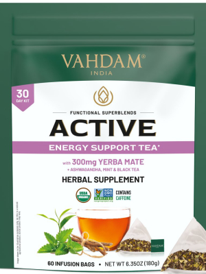 Active - Energy Support Tea, 30 Day Kit