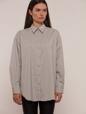 Gina Shirt - Good Choice Wool - Grey