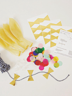 Meri Meri Bright Confetti Balloon Kit