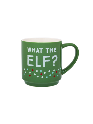 16oz Stoneware What The Elf Mug - Parker Lane