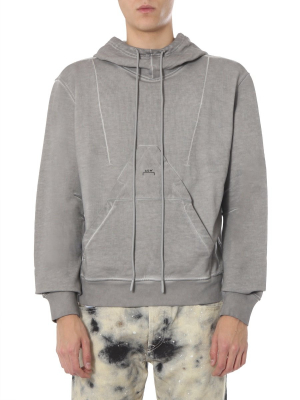 Diesel X A-cold-wall* Logo Printed Hoodie