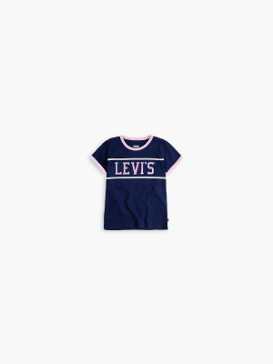 Big Girls S-xl Levi's® Ringer Tee Shirt