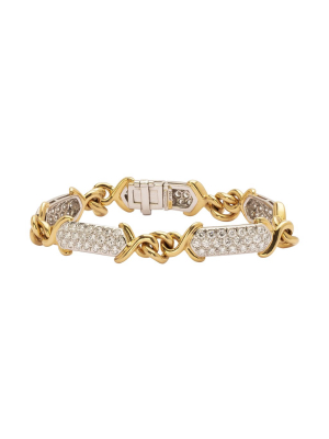 Tiffany & Co Two-tone Diamond Bracelet