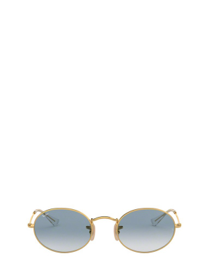 Ray-ban Oval Flat Lenses Sunglasses