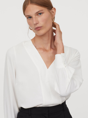 V-neck Blouse