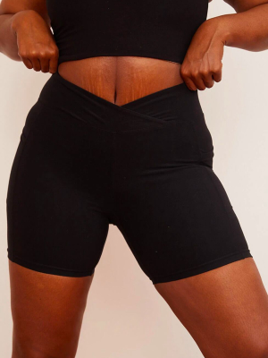 Recycled Midi Bike Short - Onyx