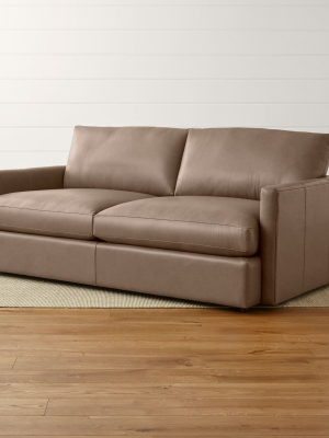 Lounge Ii Petite Leather 83" Sofa
