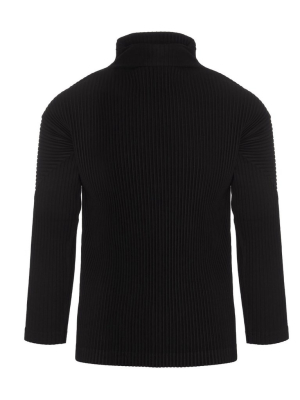 Homme Plissé Issey Miyake Roll-neck Ribbed Sweater