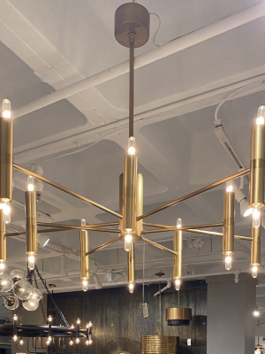 Bozeman Chandelier Antique Brass