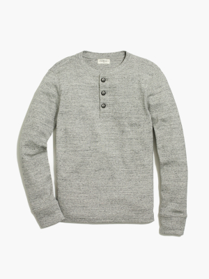 Boys' Long-sleeve Twisted-rib Henley