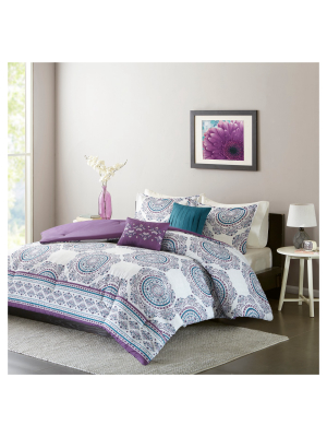 Camryn Medallion Printed Comforter Set