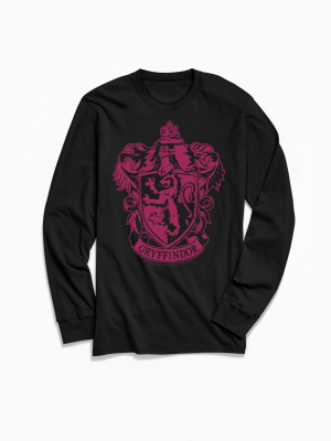 Harry Potter Gryffindor Crest Long Sleeve Tee