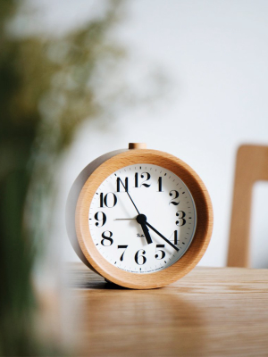 Riki Alarm Clock - Wood