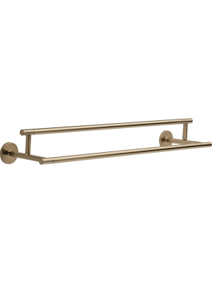 Delta Faucet 75925 Trinsic 24" Wall Mounted Double Towel Bar