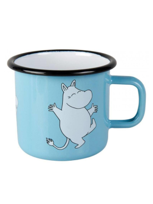 Blue Enamel Moomin Mug