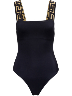 Versace Greca Border One-piece Swimsuit