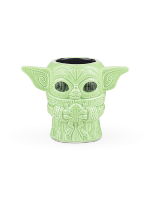 Beeline Creative Geeki Tikis Star Wars: The Mandalorian "baby Yoda" Mug With Frog | 16 Ounces