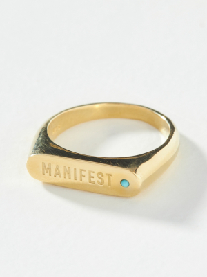 Manifest Signet Ring