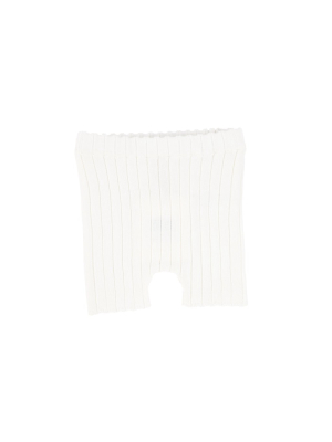 Analogie By Lil Legs Knit Shorts - White