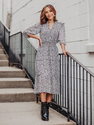 Erin Smocked Midi Dress