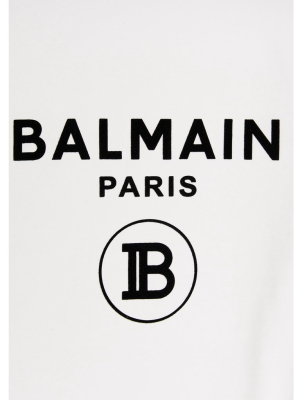 Balmain Kids Logo Printed Blanket