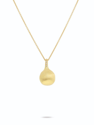Marco Bicego® Africa Boule Collection 18k Yellow Gold And Diamond Pendant