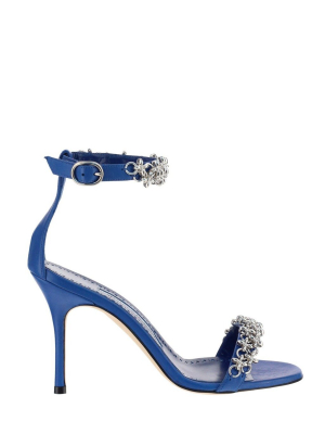 Manolo Blahnik Rekik Chain-detailed Sandals